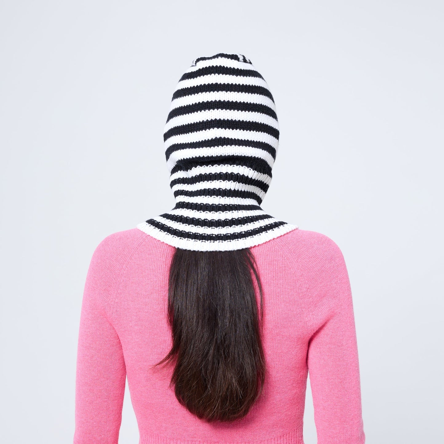 Mini Stripe Balaclava in Calibrate/Mono