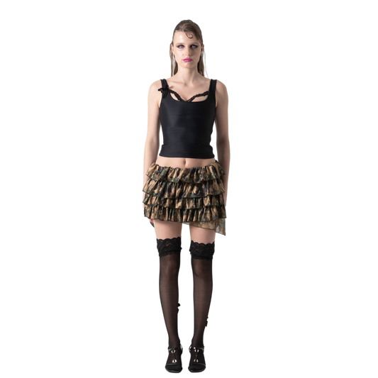 Natalya Mini Skirt - Camo