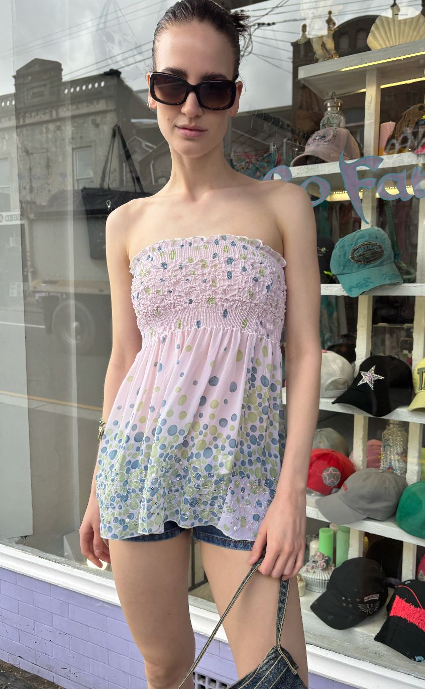 Polkadot Boobtube Tunic