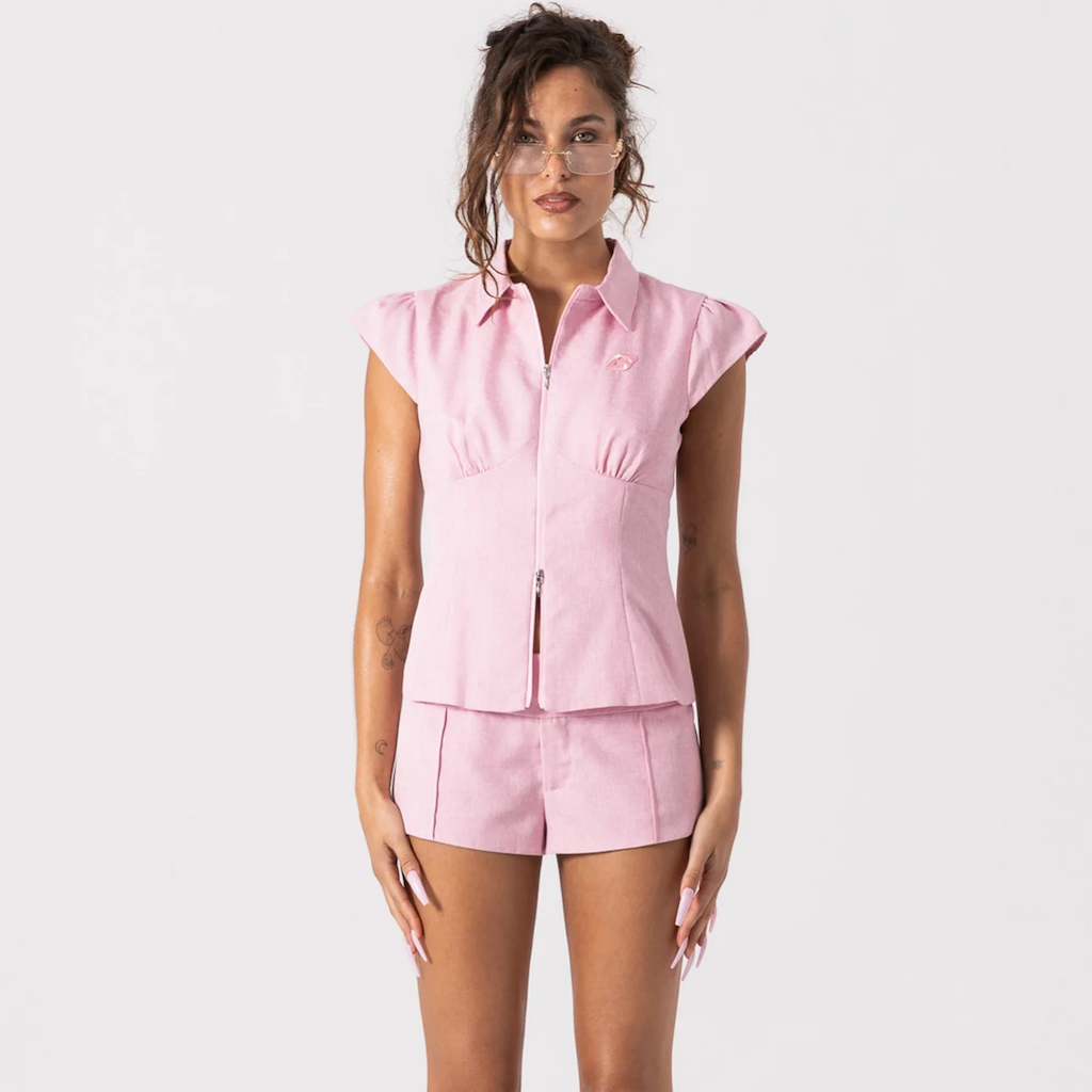 Blair Suit Shirt - Pink