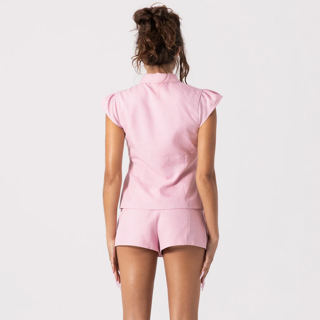 Blair Suit Shirt - Pink