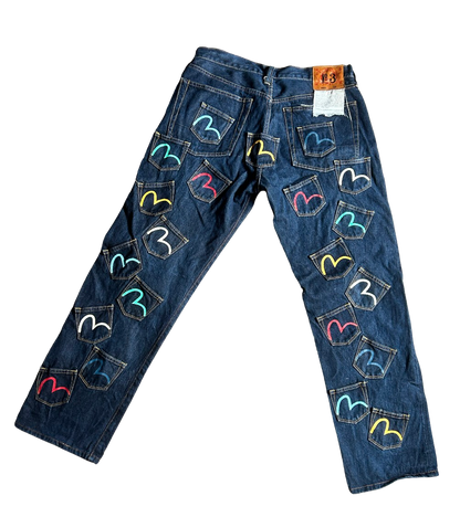 Evisu Multi Pocket Jeans
