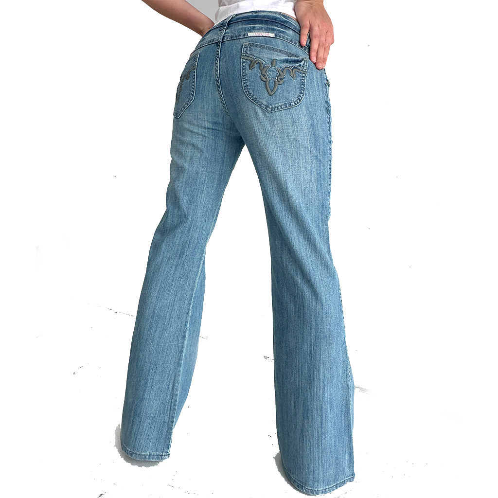 Low Rise Light Denim Jeans