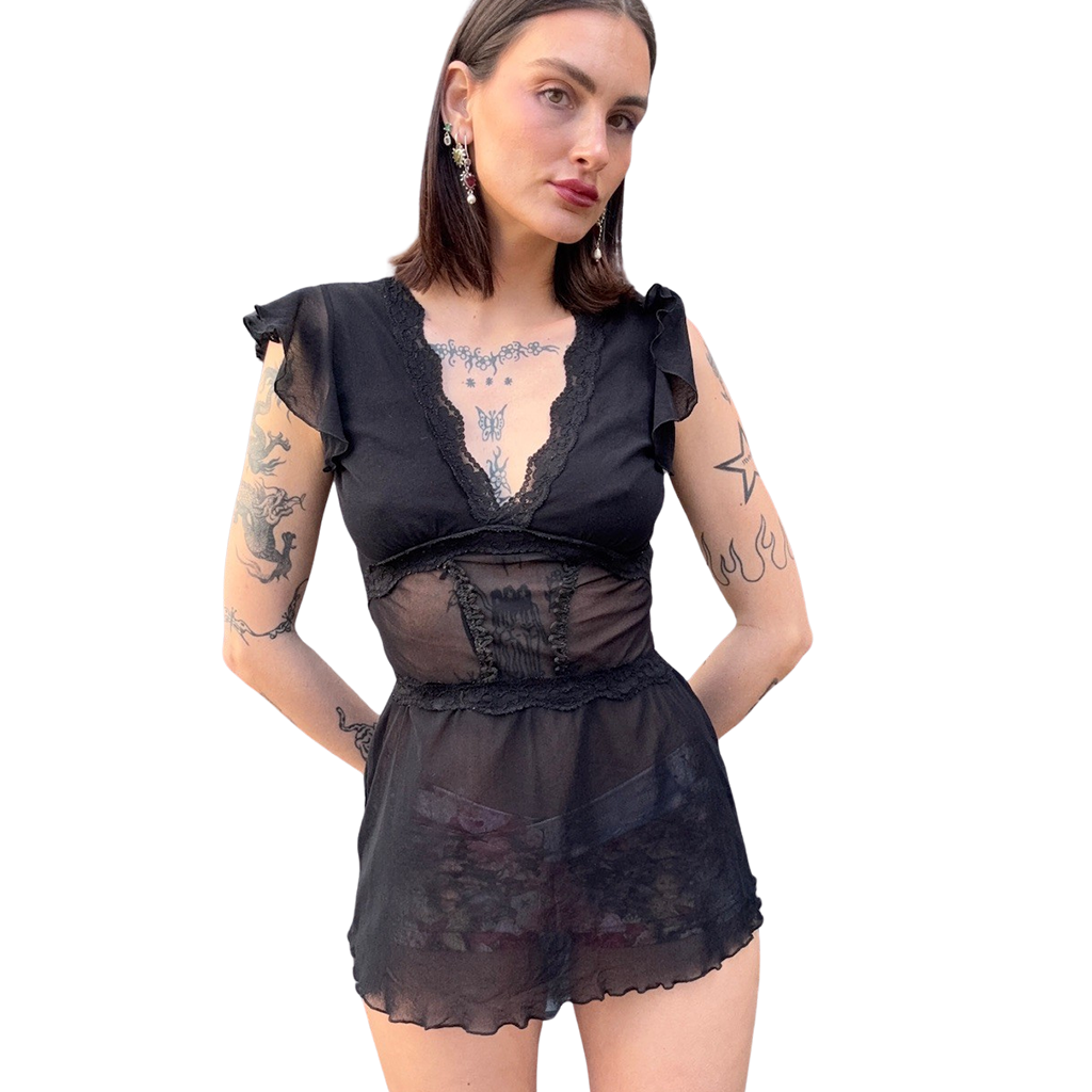 Baby Mesh Lace Top