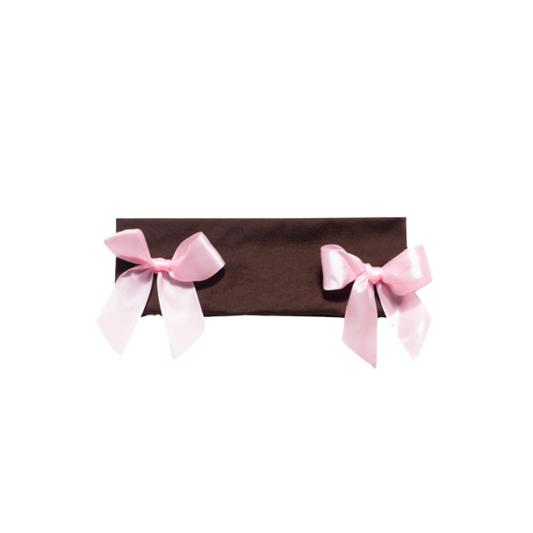 Bow Me a Kiss Headband in Smore