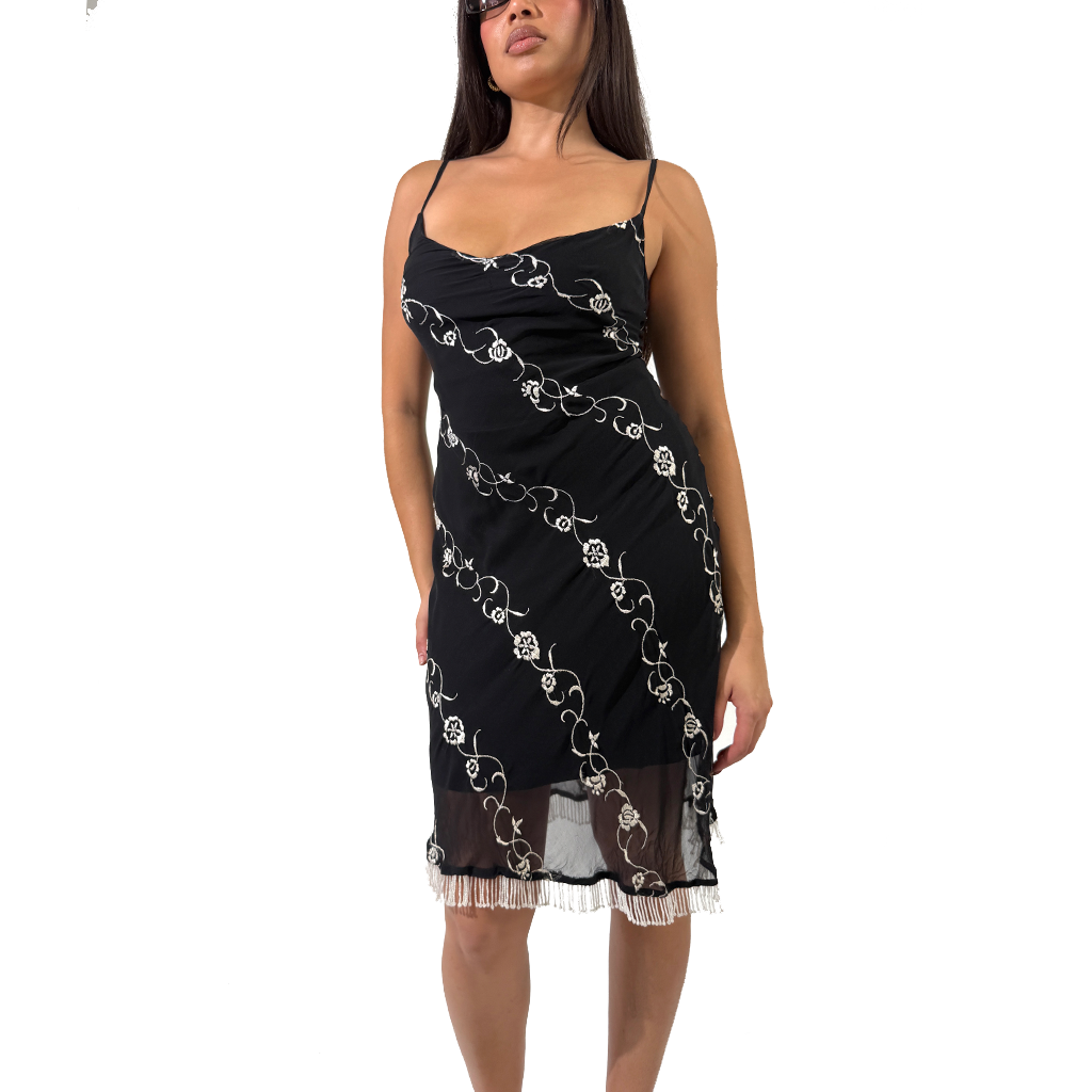 Betsey Johnson Embroidered Dress