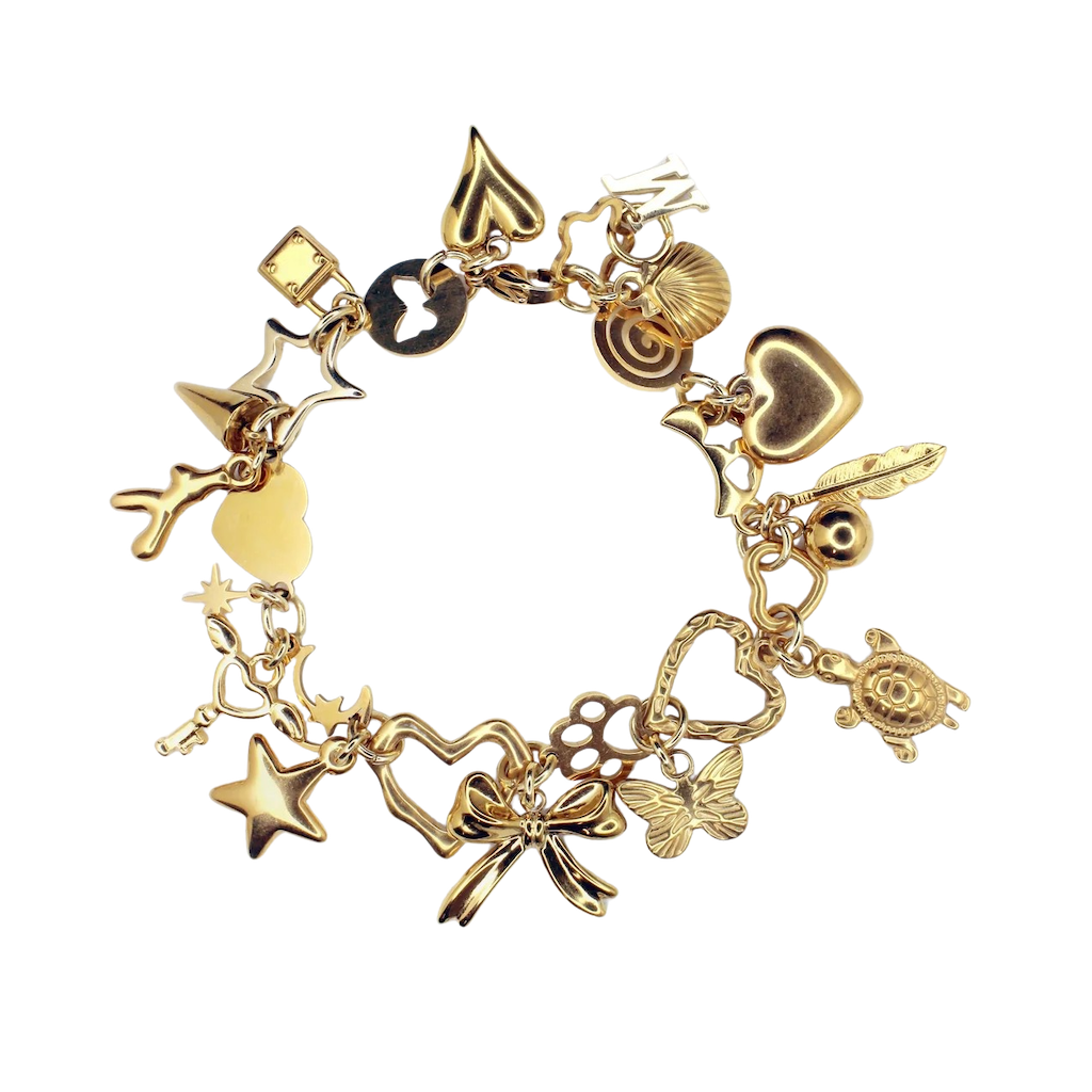Gold Charm Bracelet