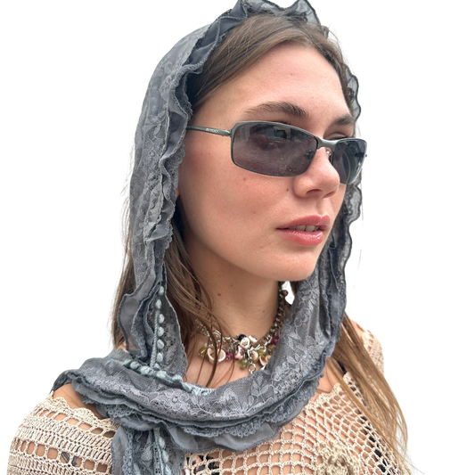 2000s Metallic Grey Norm Core Sunglasses