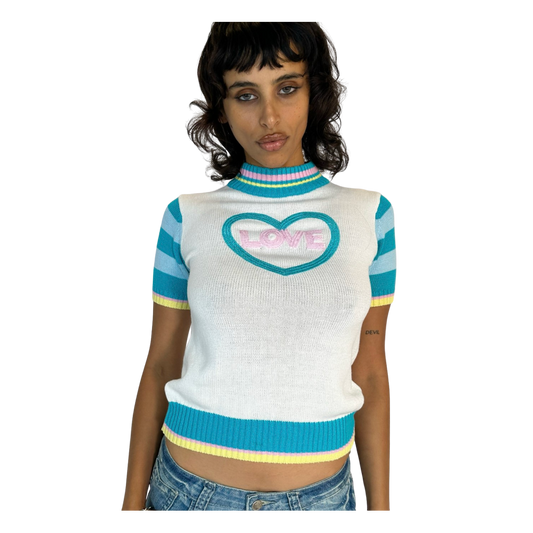 Love Knitted Skivy Baby Tee