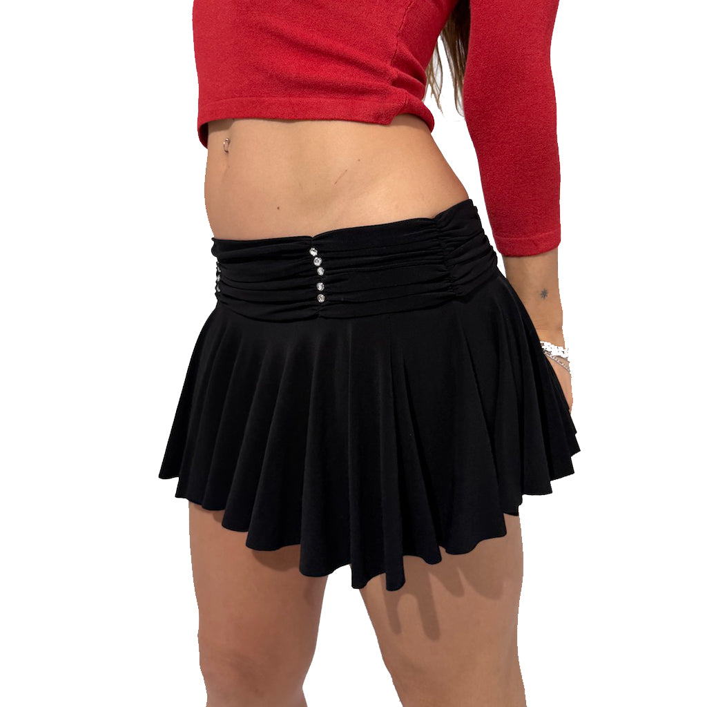 Stretch Flippy Mini Skirt