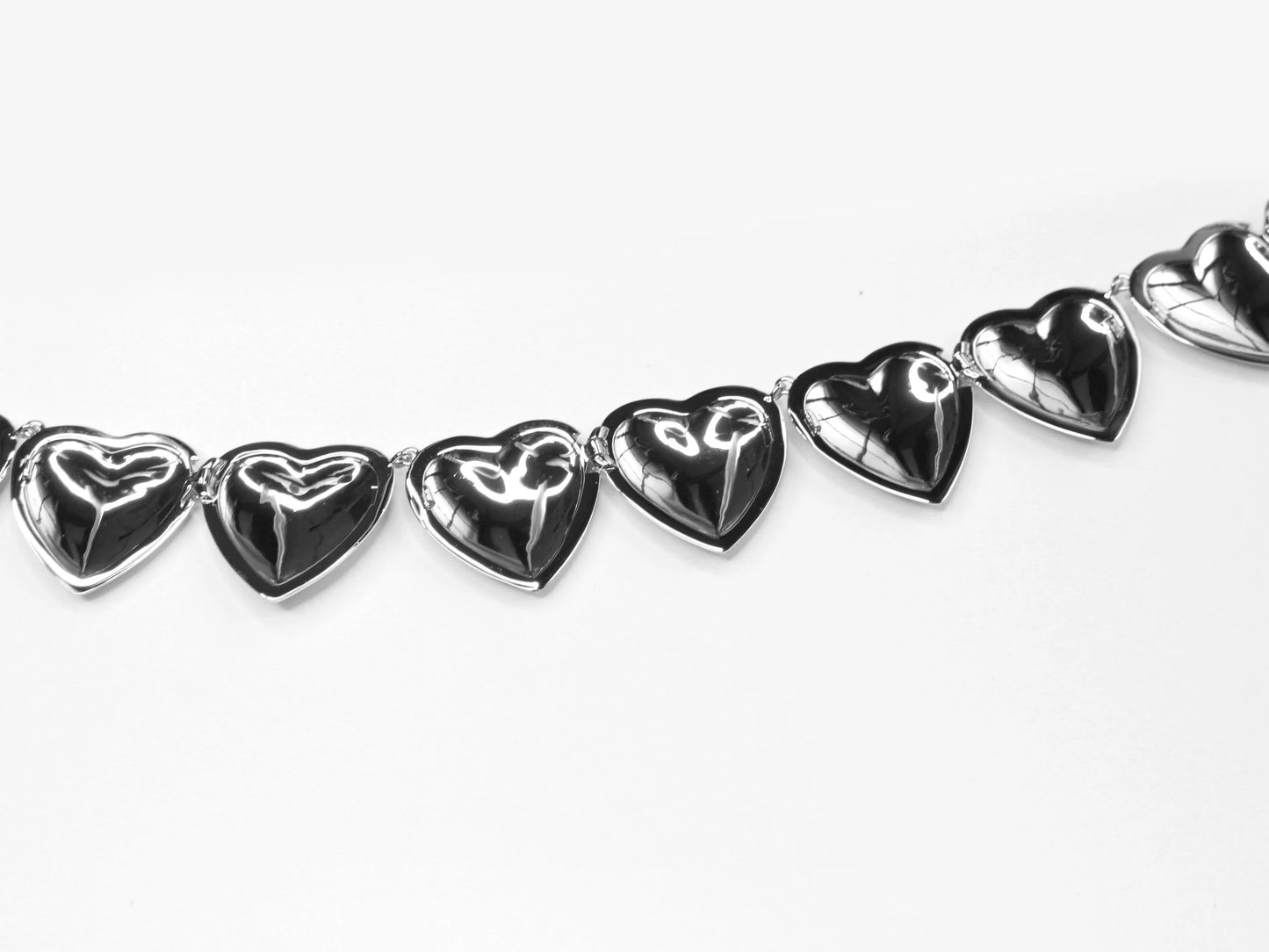 Open Hearts Photo Necklace
