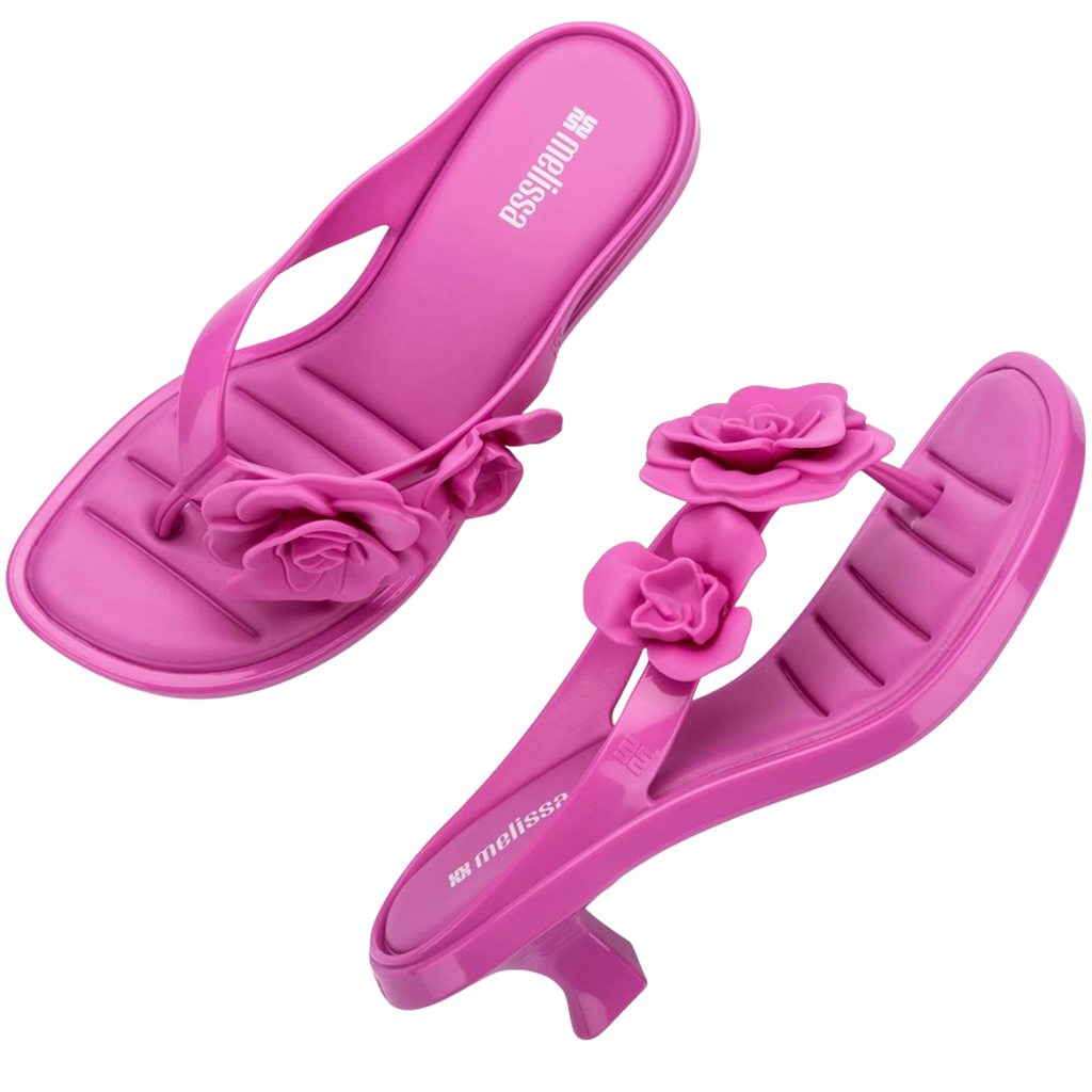 Petal Thong Kitten Heel