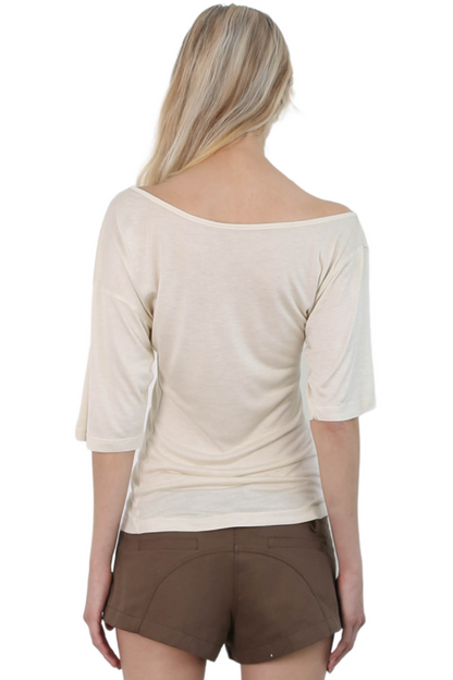 Slouch Tee - Almond