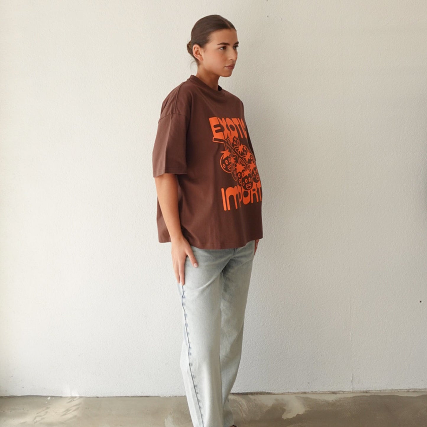 Cherry Tomato Friends T-Shirt - Brown