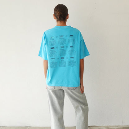 Angel Numbers T-Shirt - Blue