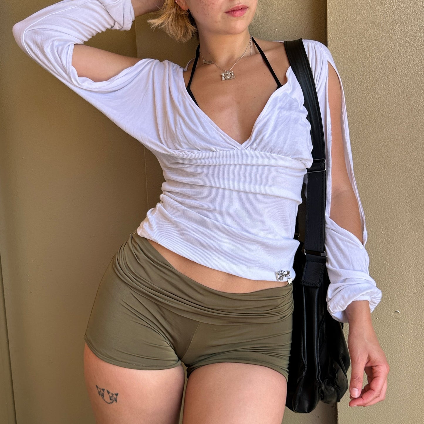 Slinky shorts - Khaki