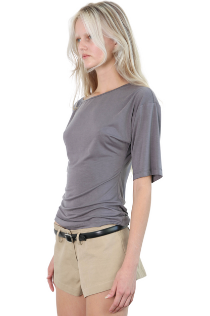 Slouch Tee - Charcoal