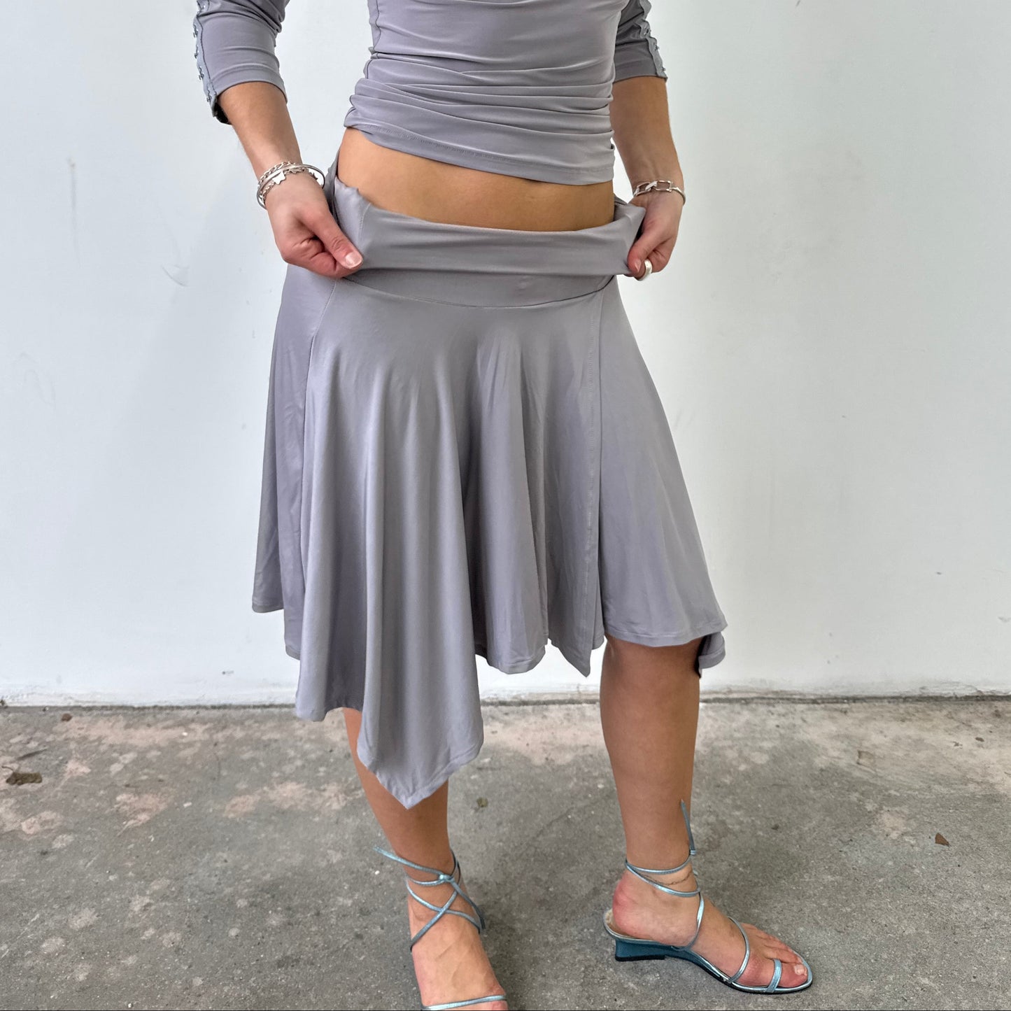 Slinky Skirt - Cloud