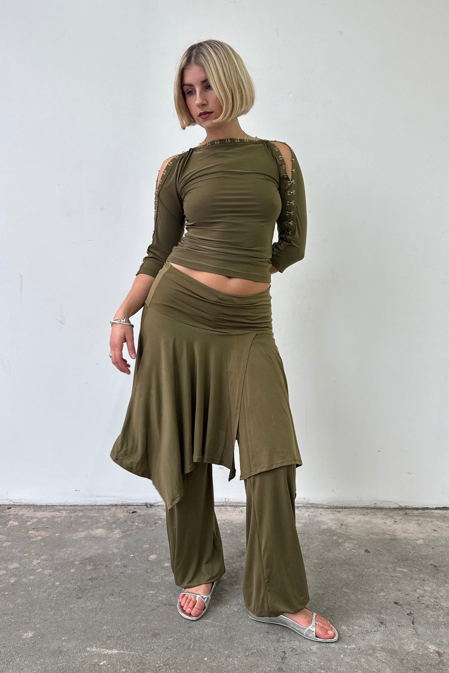 Slinky Skirt - Olive