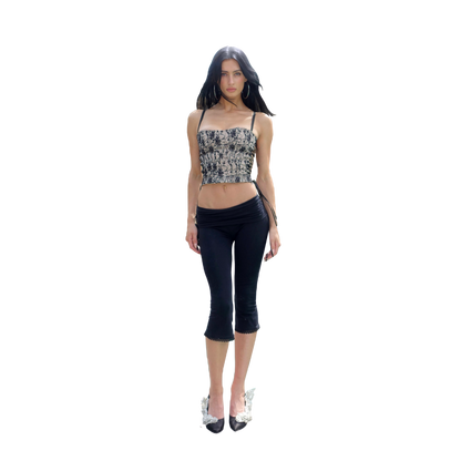 Sasha Capri Pant - Black