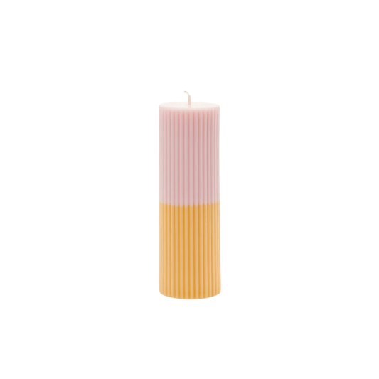 Pillar Two Tone Candle