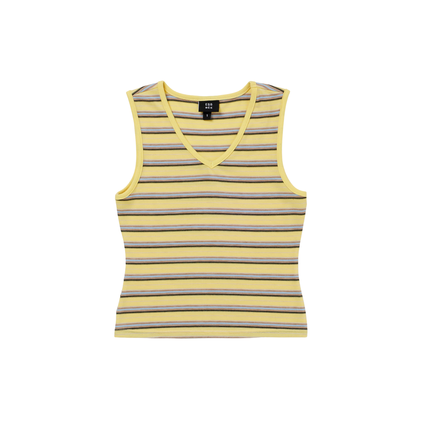 V Neck Tank - Yellow