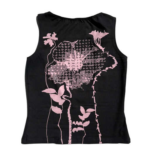 Geranium Black Top