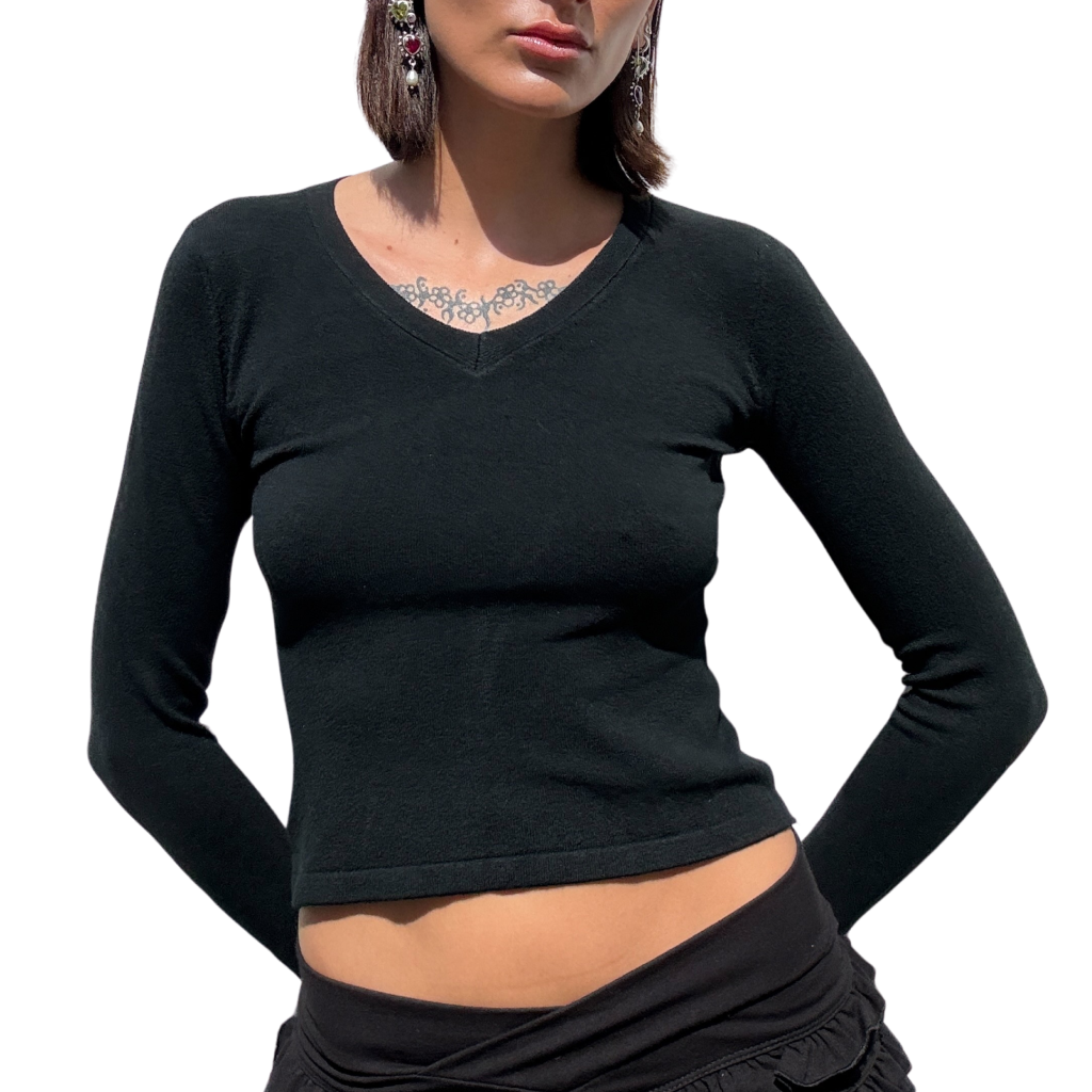 Black Longsleeve Knit
