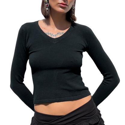 Black Longsleeve Knit