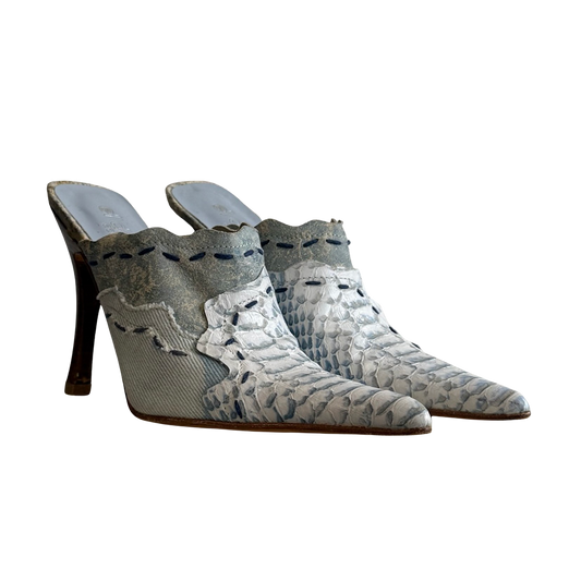 Y2K El Dante Blue Pumps