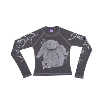 Punk Bunny Top - Grey