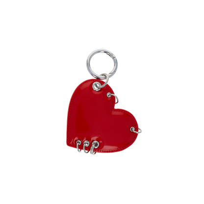 Heart Red Lipstick Charm