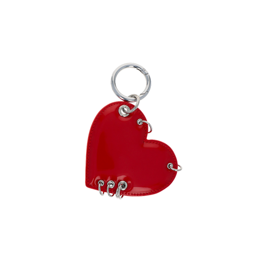 Heart Red Lipstick Charm