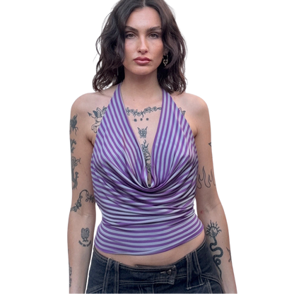 Stripe Halter