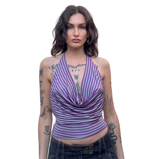 Stripe Halter