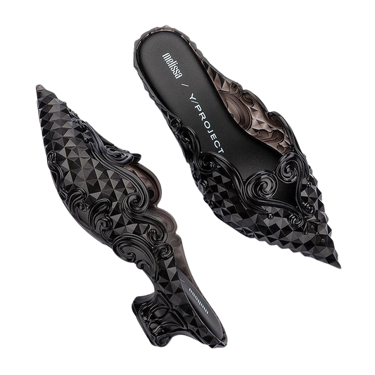 Melissa Court Shoe + Y/Project Clear Black