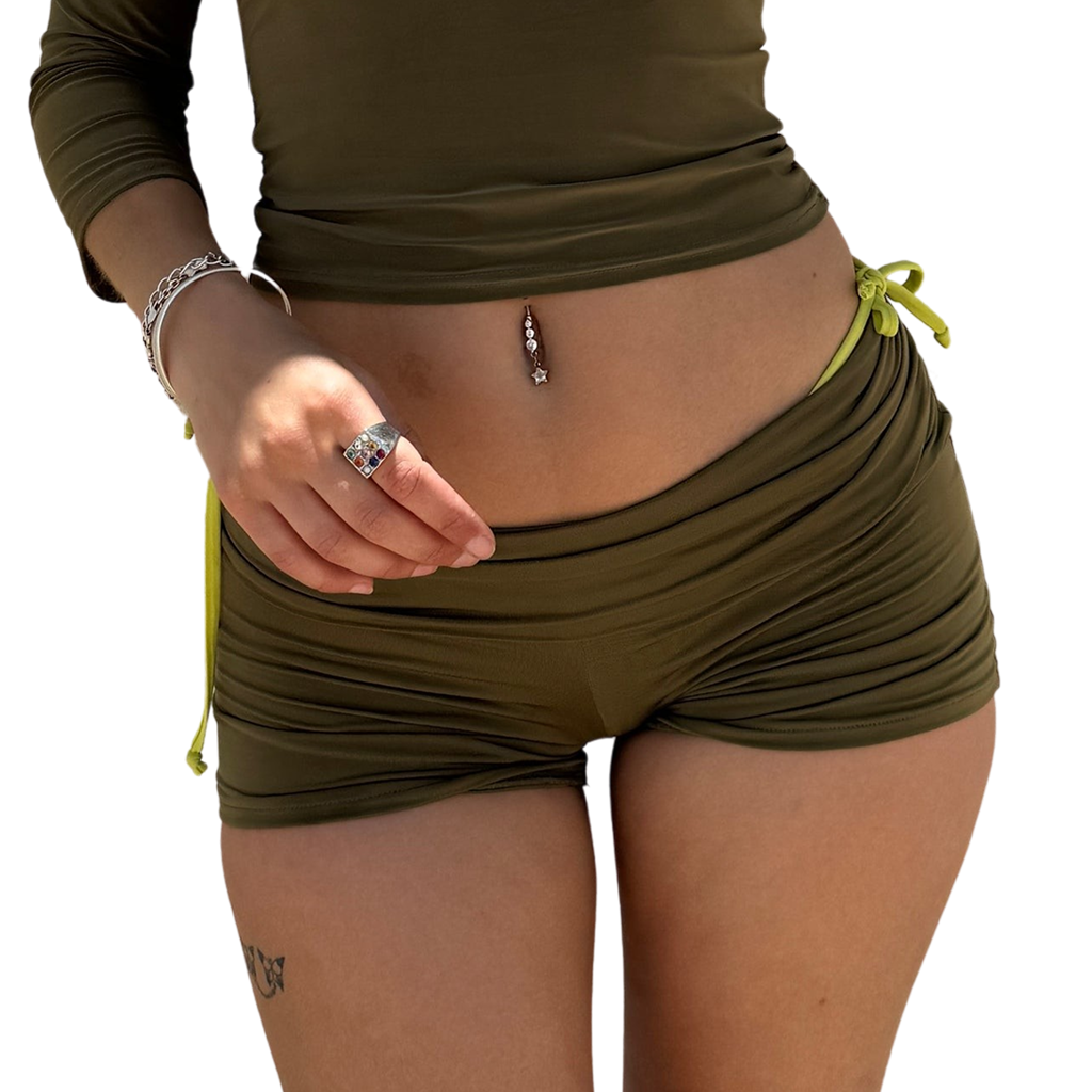 Slinky shorts - Khaki