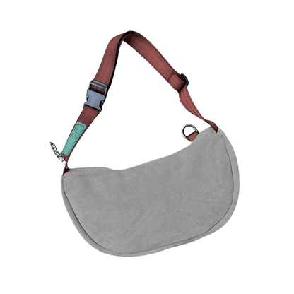 Everyday Suede Slouch Bag - Grey