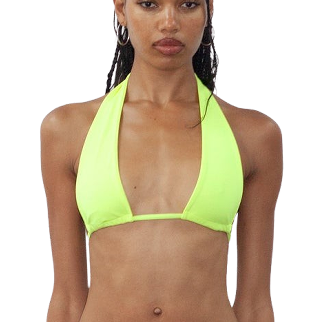 Misty Bikini Top - Neon Yellow