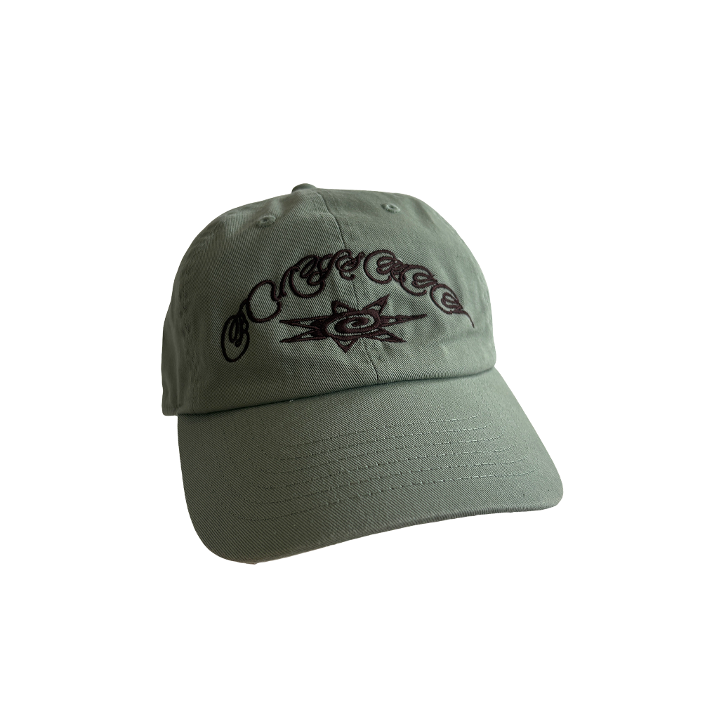 Green Bug Skin Logo Cap