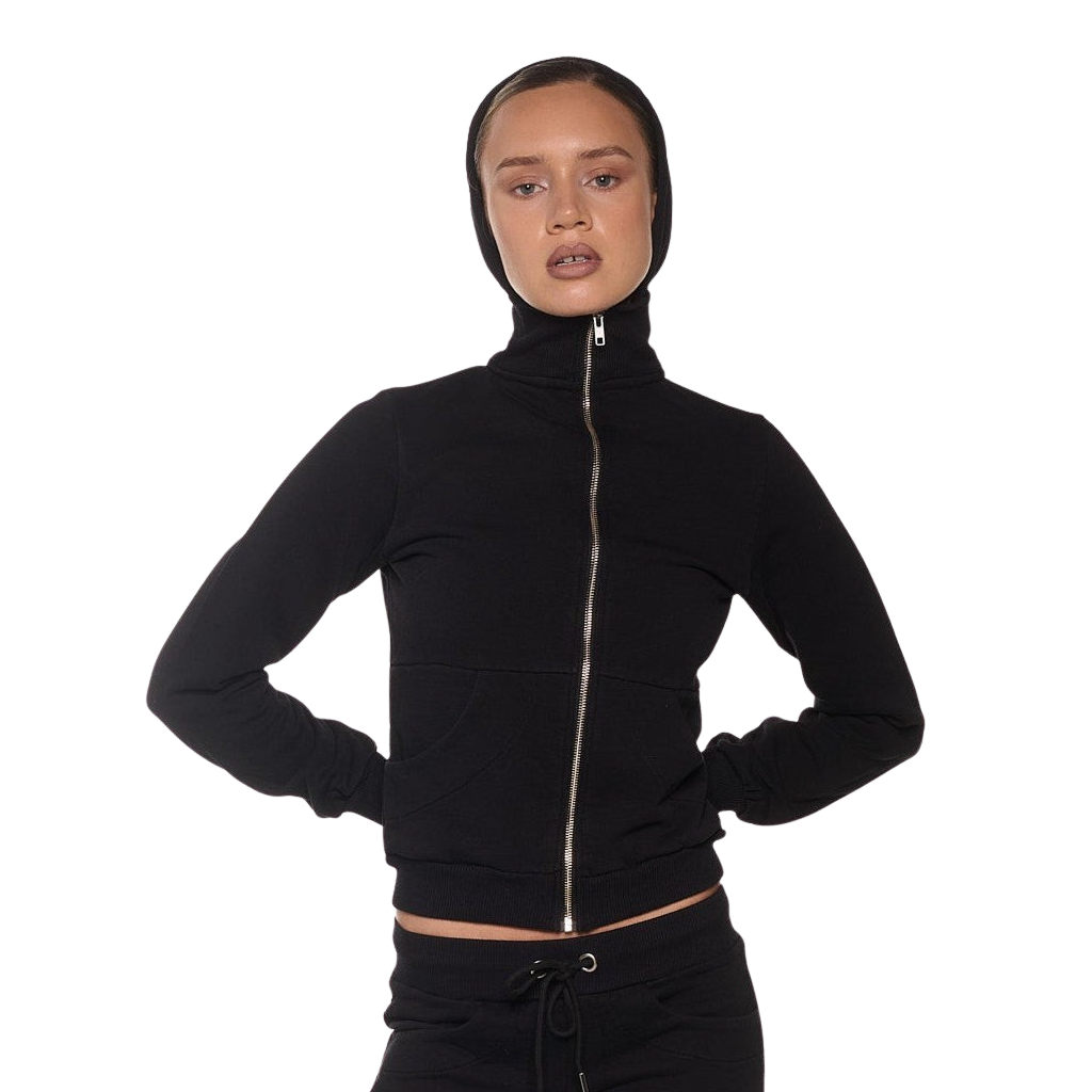 Everyday Fitted Hoodie - Black