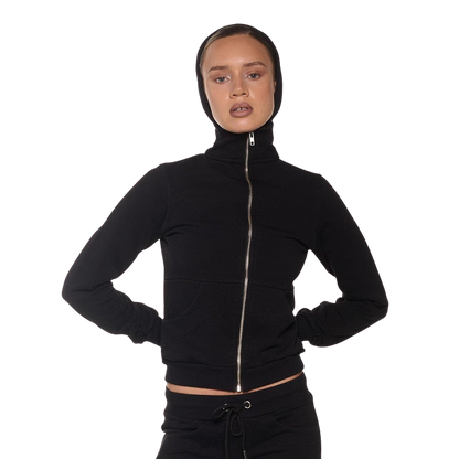Everyday Fitted Hoodie - Black