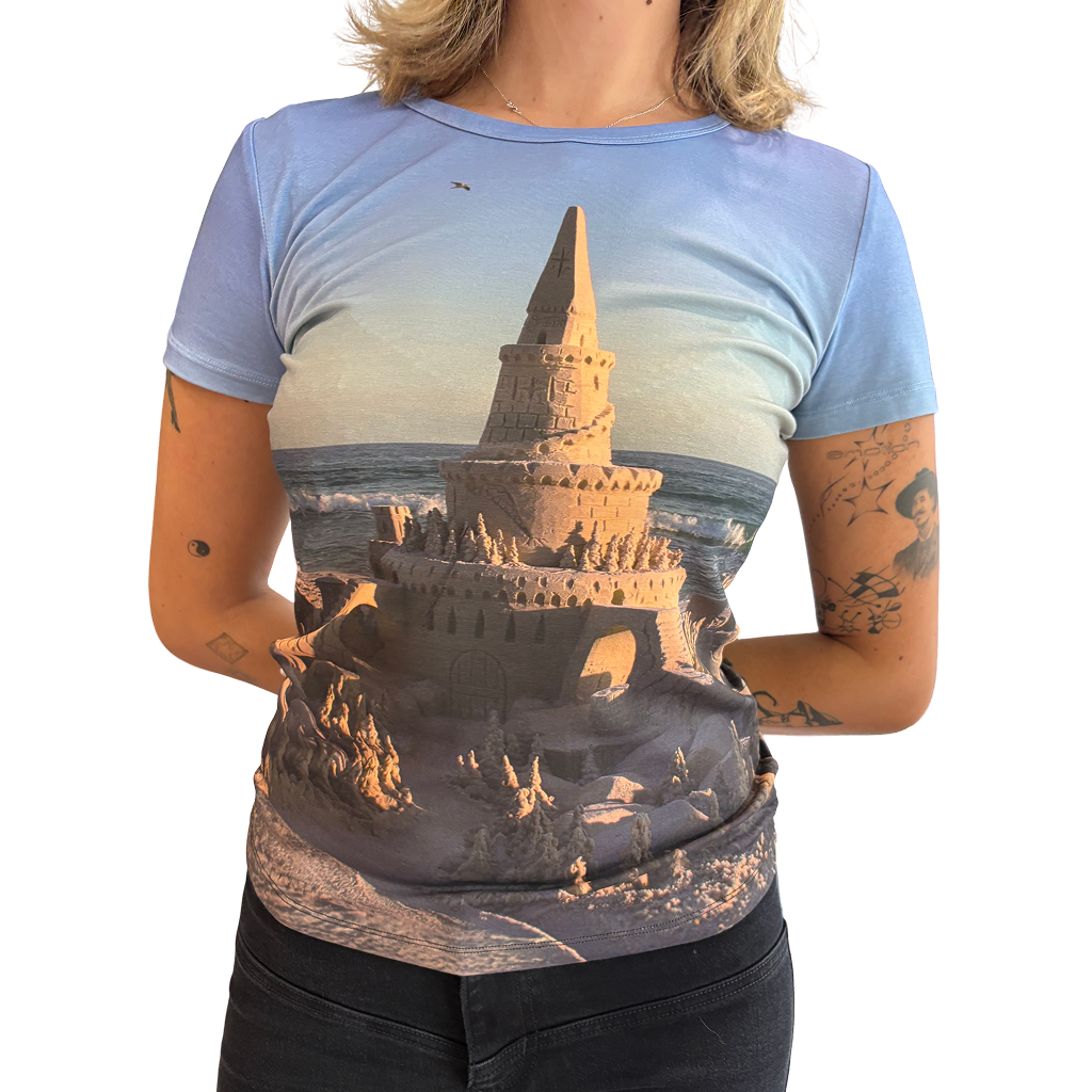 Collector Fitted Tee - Sand Castle
