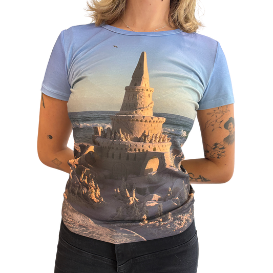 Collector Fitted Tee - Sand Castle