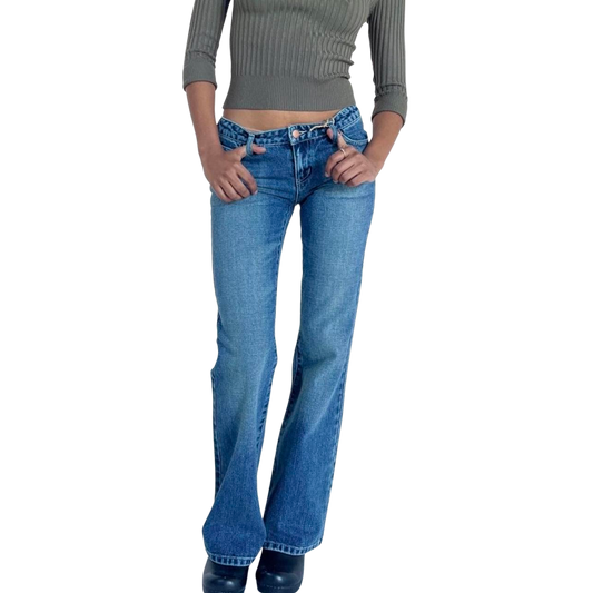Perfect Low Rise Y2k Denim Jeans