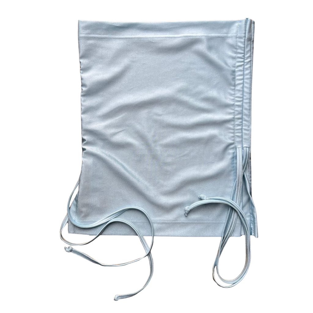Ruched Crop Boobtube - Silver
