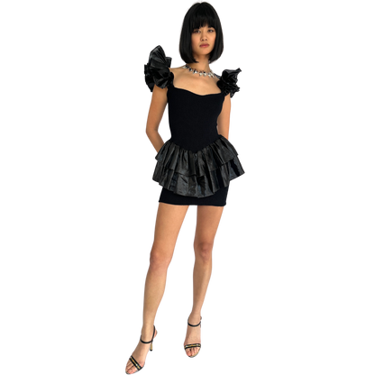 80s black dress costume Black 80s Prom Lace Dress with Jacket Allegra Vintij 80s black dress costume Black 80s Prom Lace Dress with Jacket Allegra Vintij