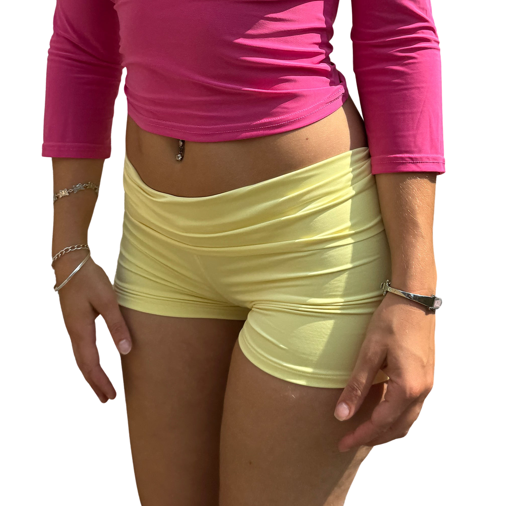Slinky shorts - Lemon