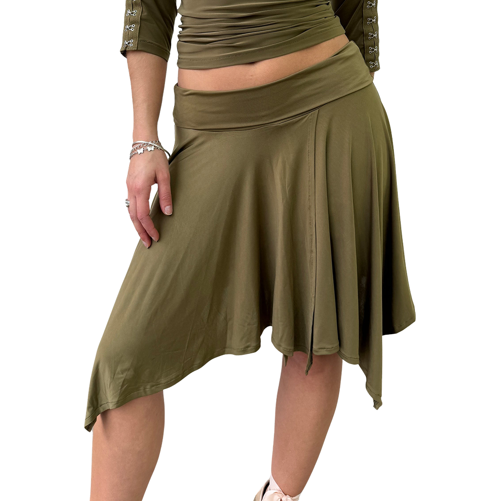 Slinky Skirt - Olive