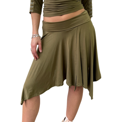 Slinky Skirt - Olive